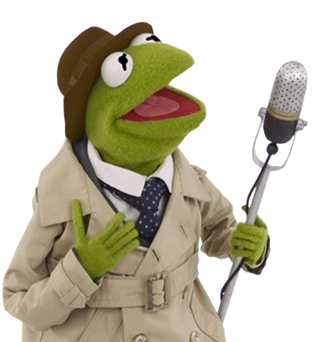 Reporter Kermit mic